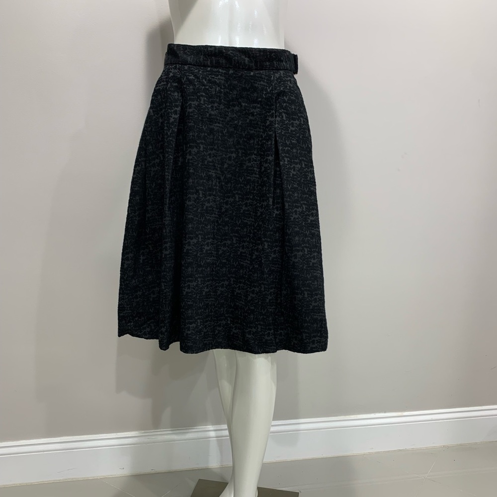 H&M Black Skirt with Buckle Detail.